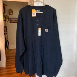 Carhartt long sleeve pocket Henley shirt